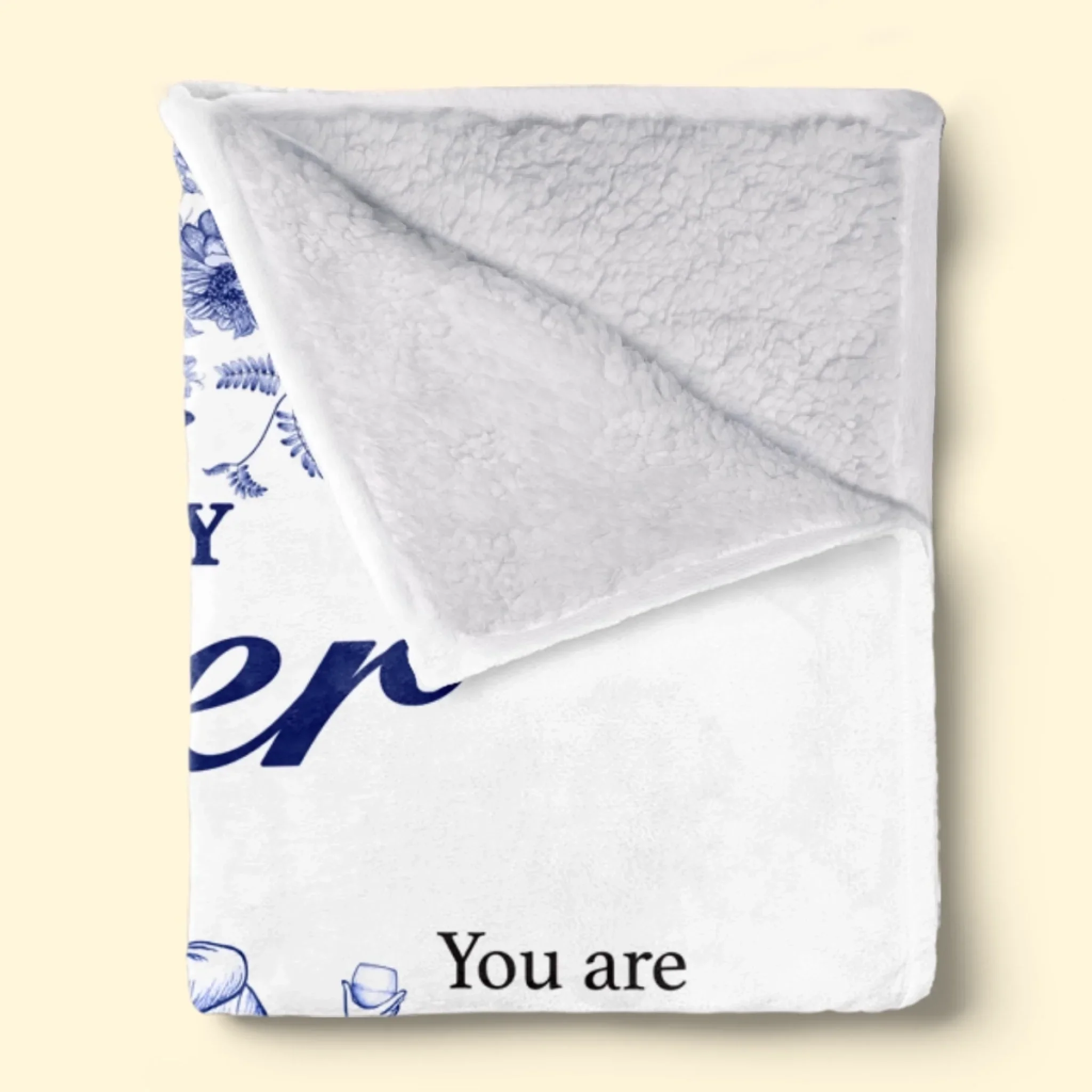 Custom Blanket - Personalized Best Friend Birthday Gifts For Women, Besties, Sisters, BFF - Lucky To Have A Friend Like You - Robaser