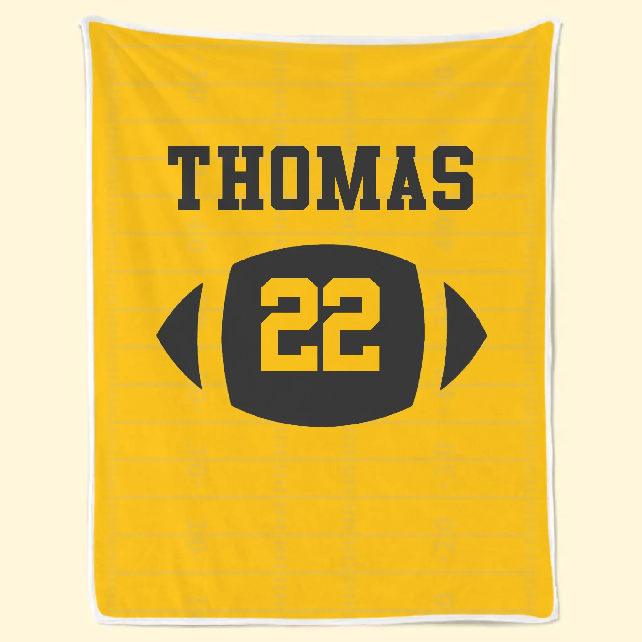 Custom American Football Blanket - Personalized Gift For Birthday, Football Football Lovers, NFL Fans, Sport Lovers, Senior Graduation Gift - Chasing Victory Under The Lights - Robaser