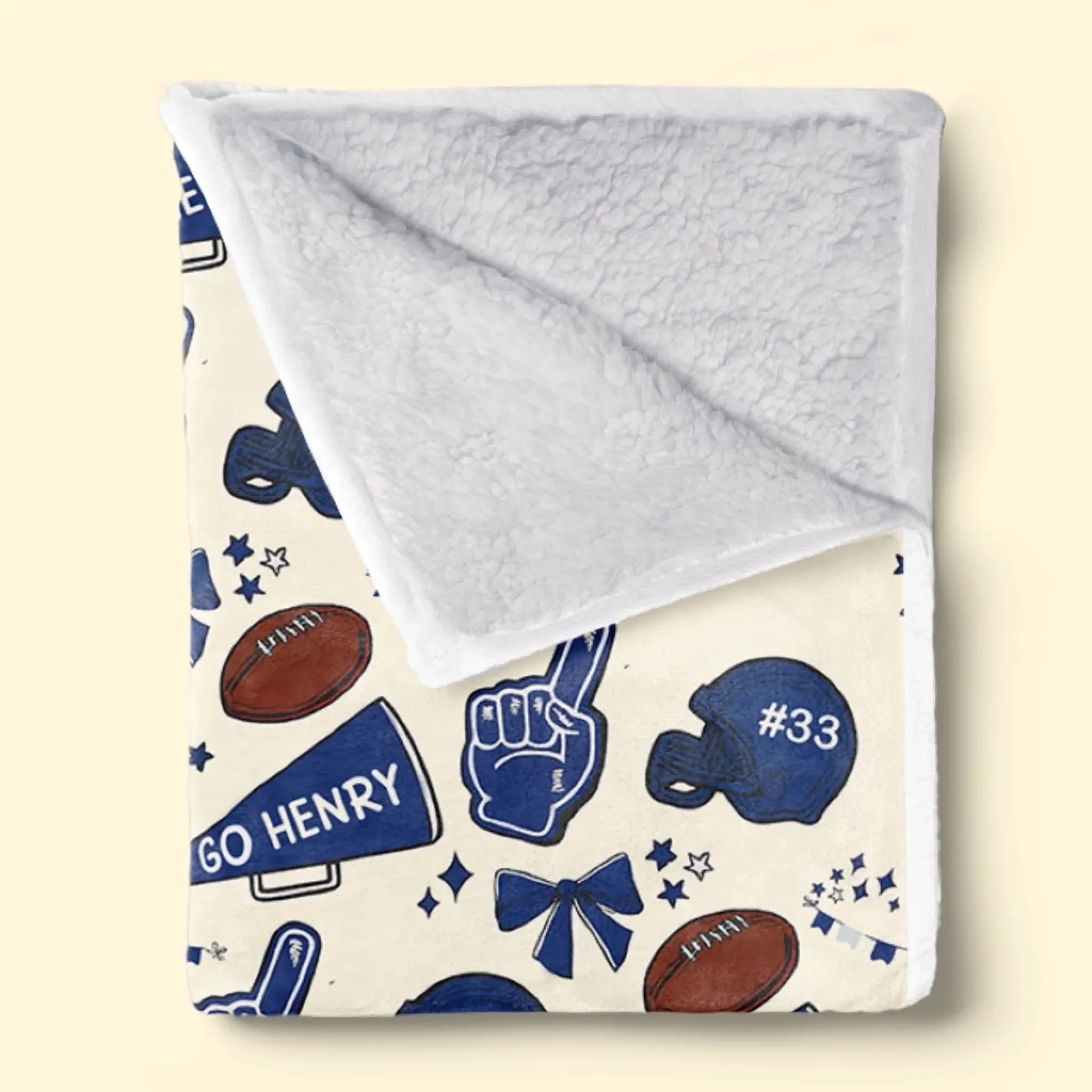 Custom Football Blanket - Personalized Gift For Birthday, Football Football Lovers, NFL Fans, Sport Lovers, Senior Graduation Gift - Proud Football Family - Robaser