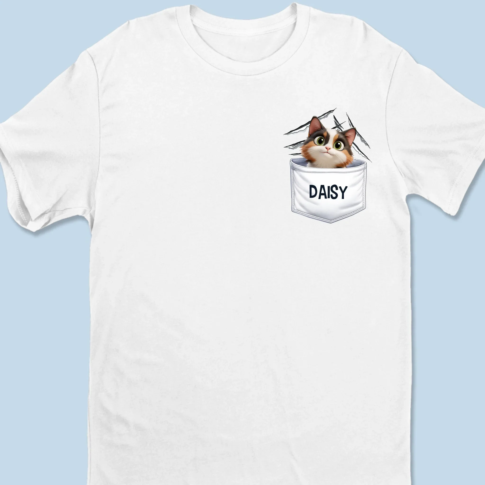 Furry Friend Inside - Cat Personalized Custom Unisex T-shirt, Hoodie, Sweatshirt - Gift For Pet Owners, Pet Lovers - Robaser