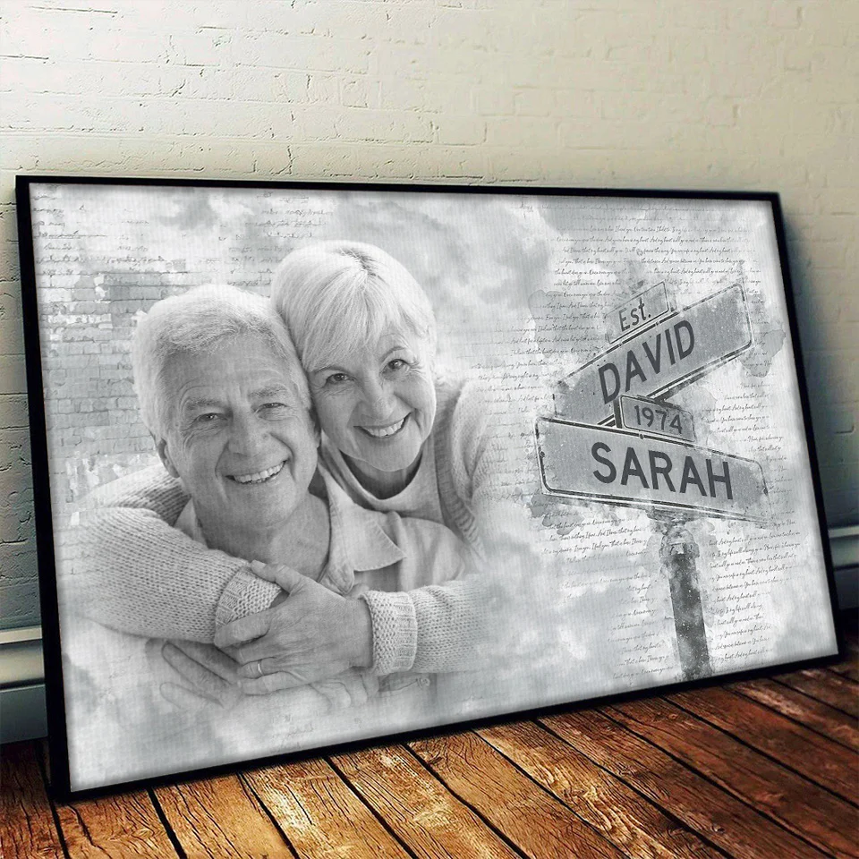 Custom Photo I Need You - Couple Personalized Custom Horizontal Poster - Gift For Husband Wife, Anniversary - Robaser