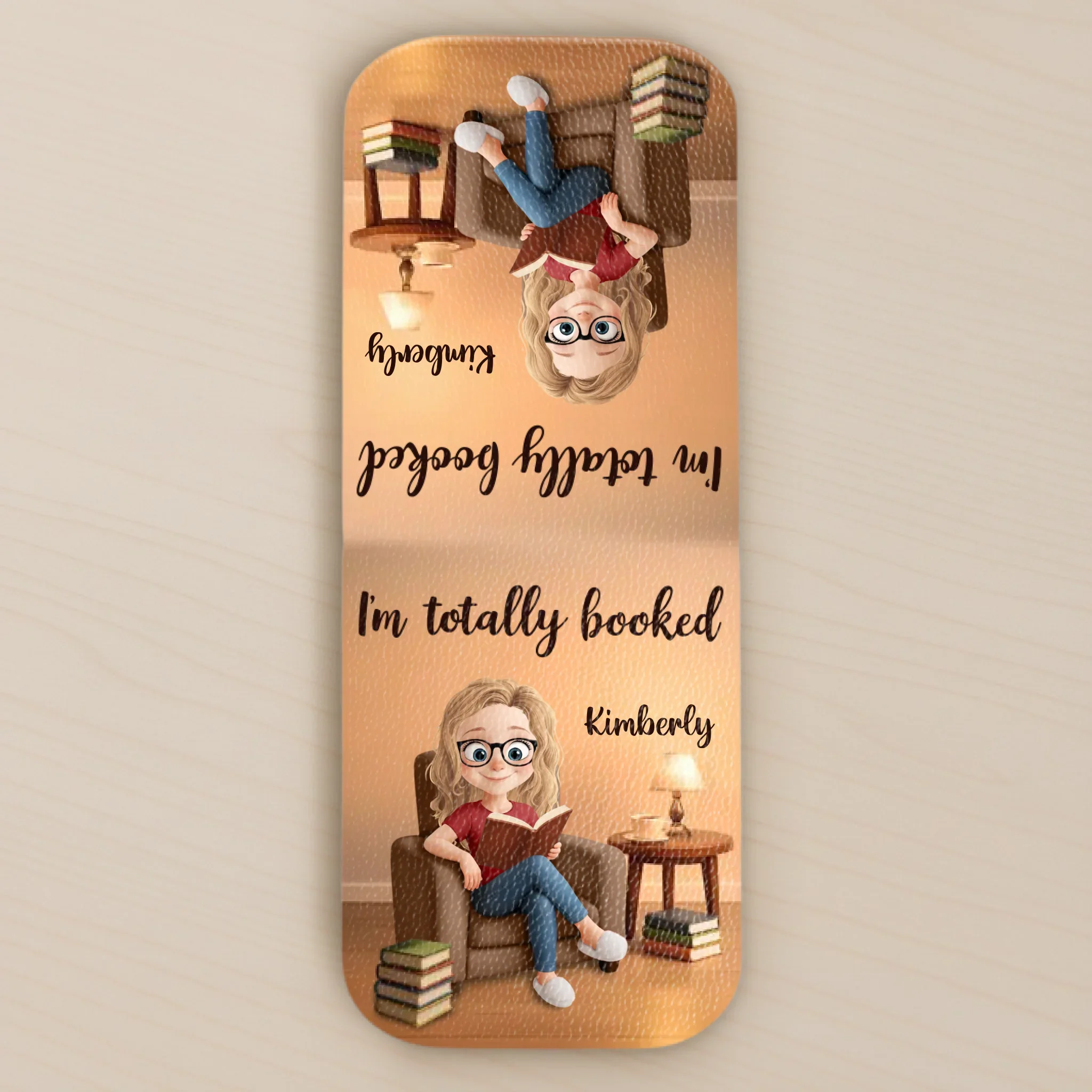 Custom Leather Magnetic Bookmark - Personalized  Bookish Gifts For Book Lovers, Bookworms, Readers - Between Pages Magic - Robaser