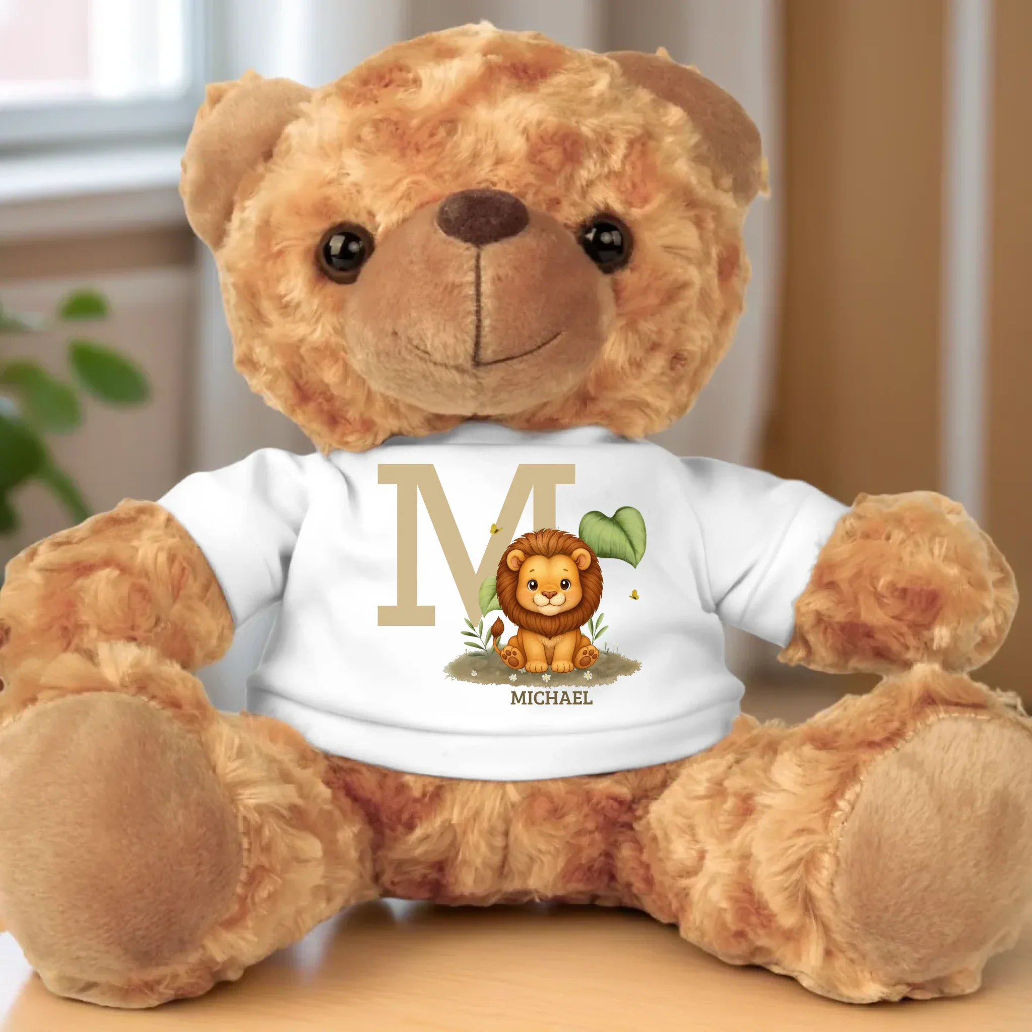 Roar With Love - Family Personalized Custom Teddy Bear Plush - Father's Day, Gift For Family Members - Robaser