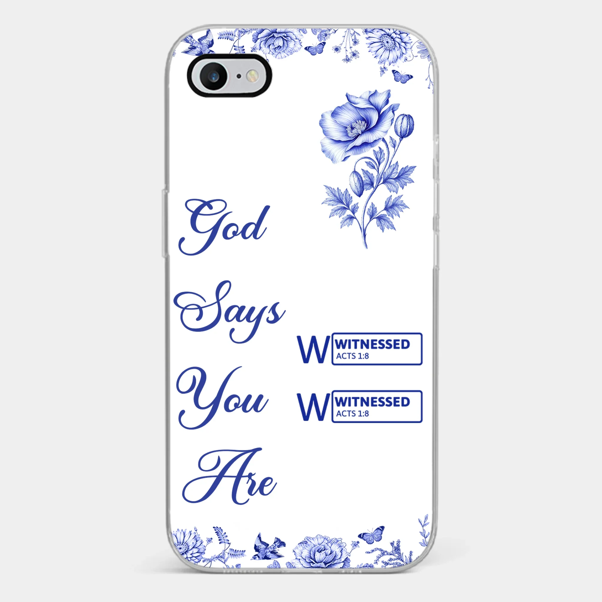 Custom Clear Phone Case - Personalized Best Friend Birthday Gifts For Women, Besties, Sisters, BFF - Each Letter, A Gift Of God - Robaser