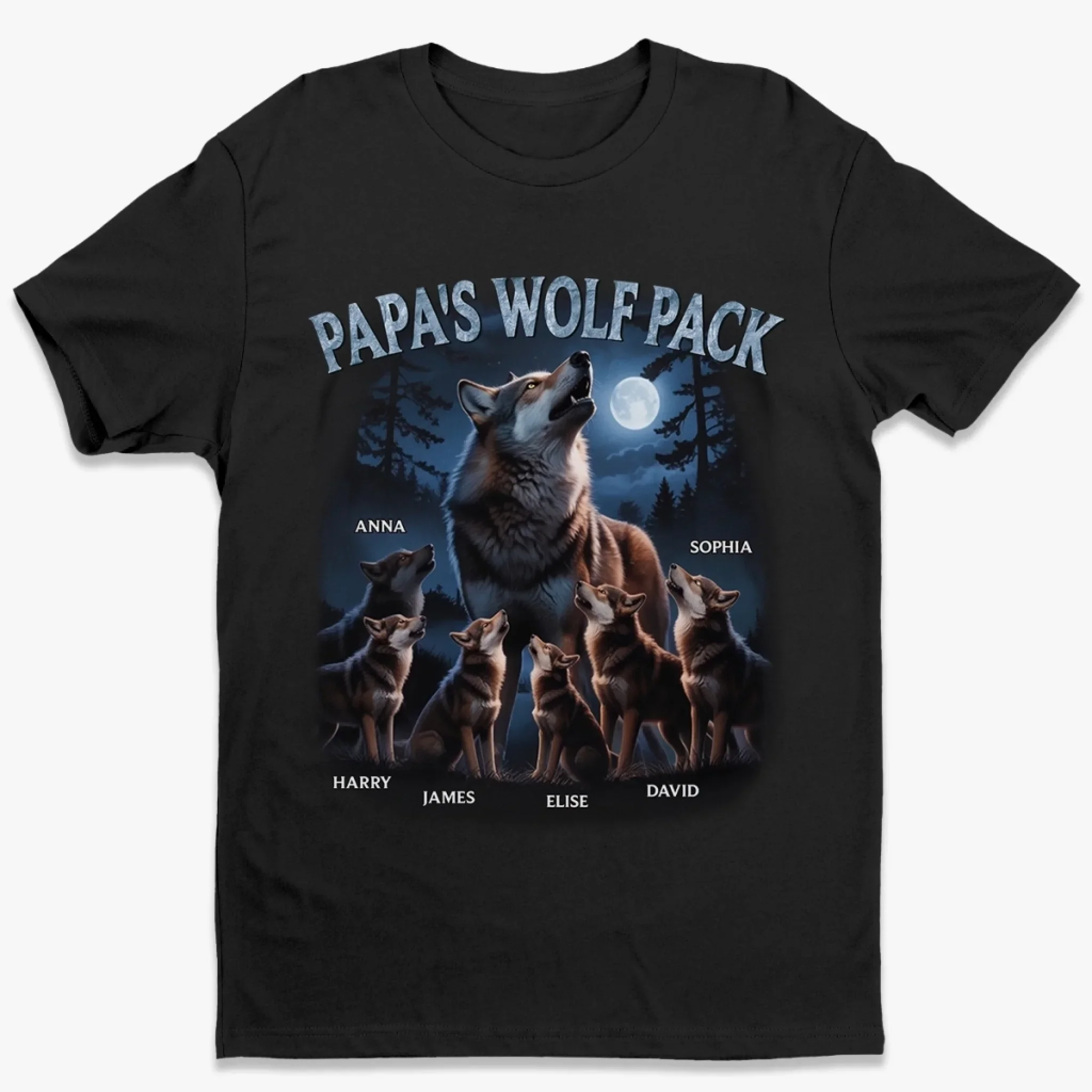 With Dad Leading, We Fear Nothing - Family Personalized Custom Unisex T-shirt, Premium T-shirt, Hoodie - Father's Day, Gift For Dad, Grandpa - Robaser