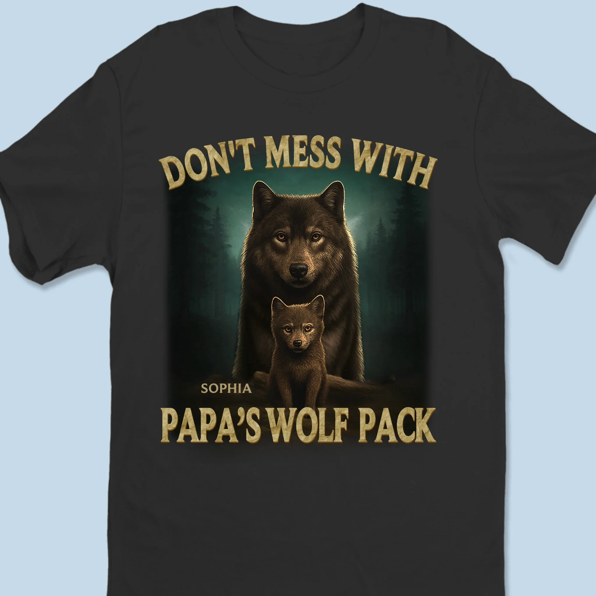 Loyal To The Alpha, Always - Family Personalized Custom Unisex T-shirt, Premium T-shirt, Hoodie - Father's Day, Gift For Dad, Grandpa - Robaser