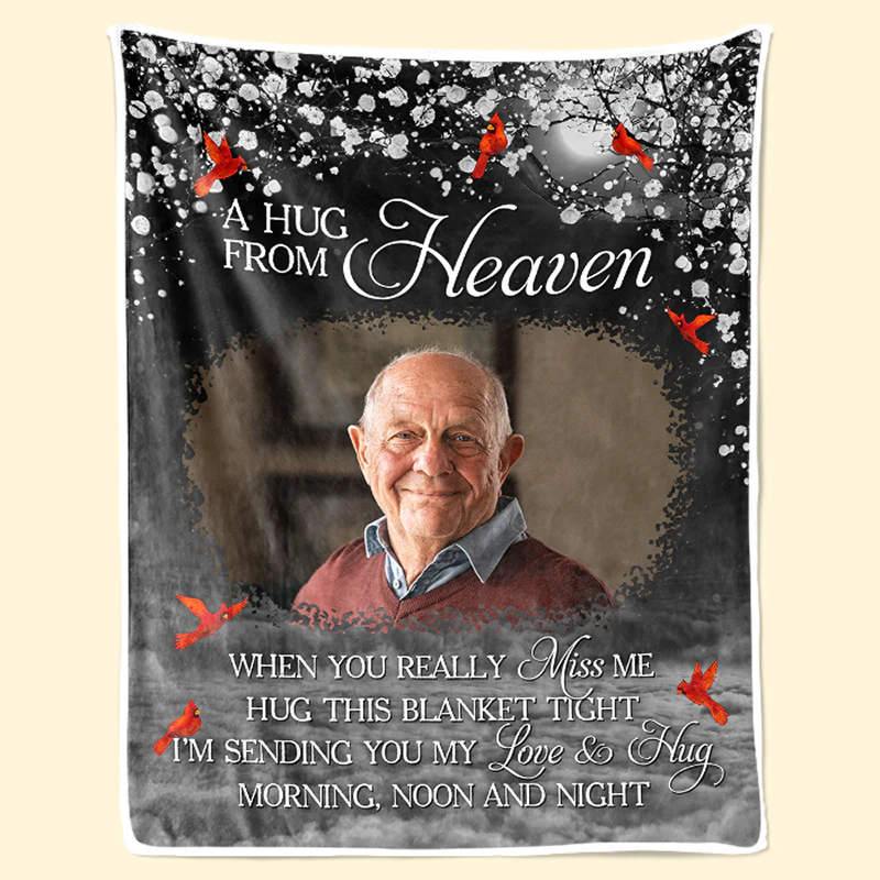 Custom Photo Blanket - Personalized Christmas Memorial Sympathy Gifts For Loss Of Mom, Dad - Your Love Will Always Be Our Guide - Robaser