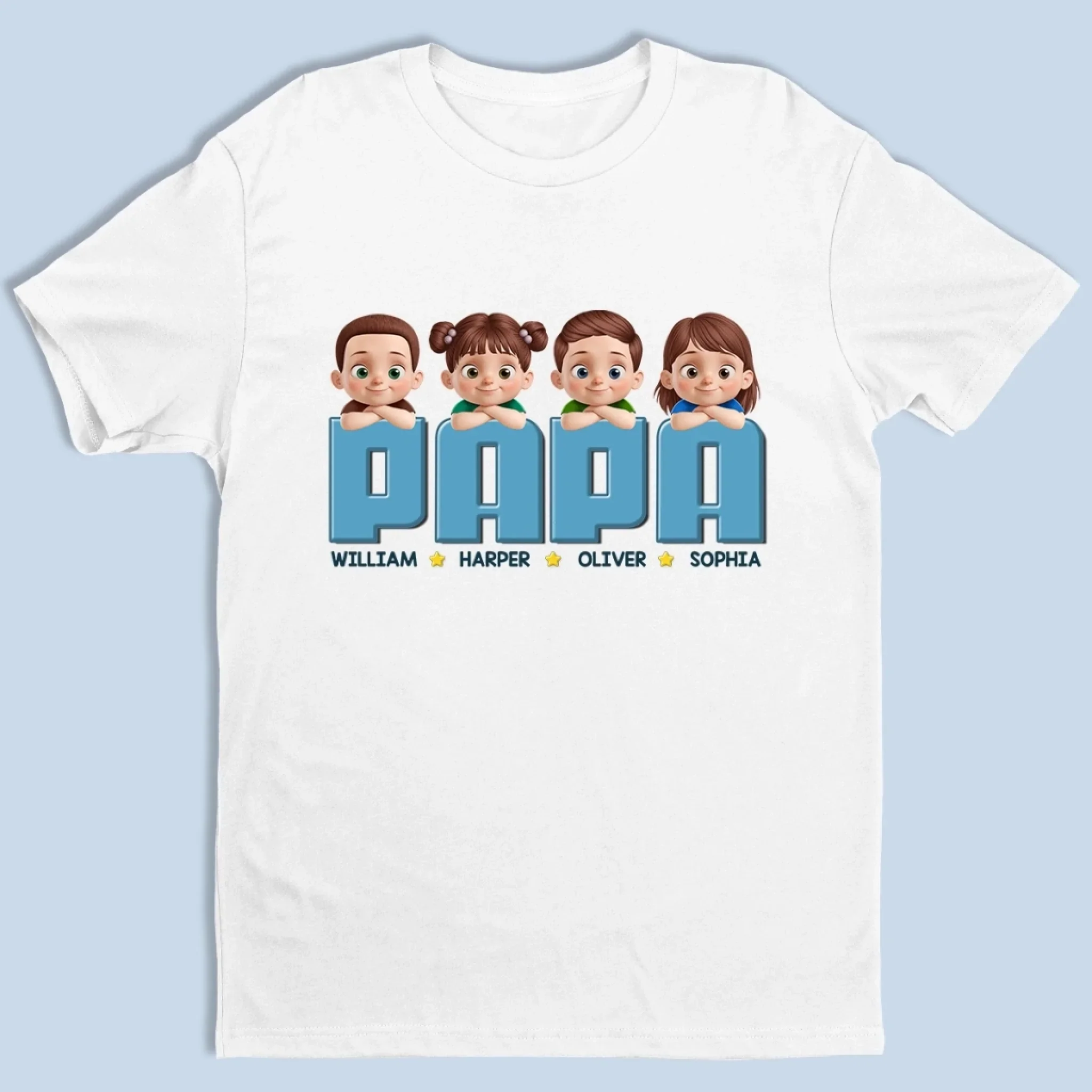 You Made Life Awesome - Family Personalized Custom Unisex T-shirt, Premium T-shirt, Hoodie - Father's Day, Gift For Dad, Grandpa - Robaser