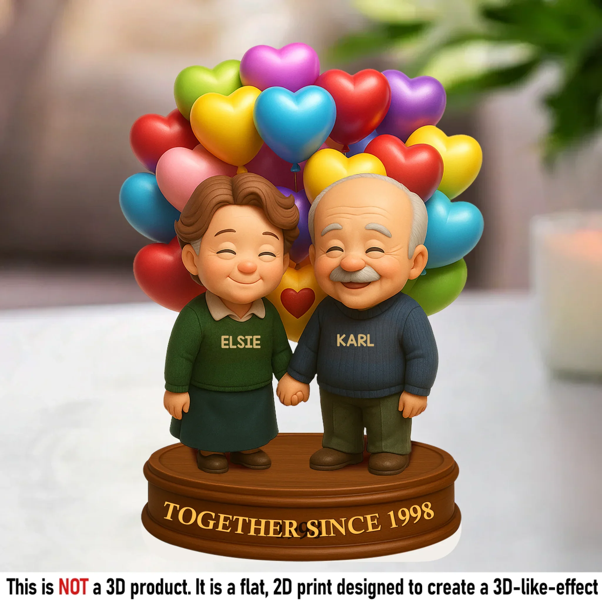 Custom Acrylic Plaque - Personalized Anniversary Wedding Gifts For Husband And Wife, Him And Her - Celebrating Years Of Endless Love - Robaser