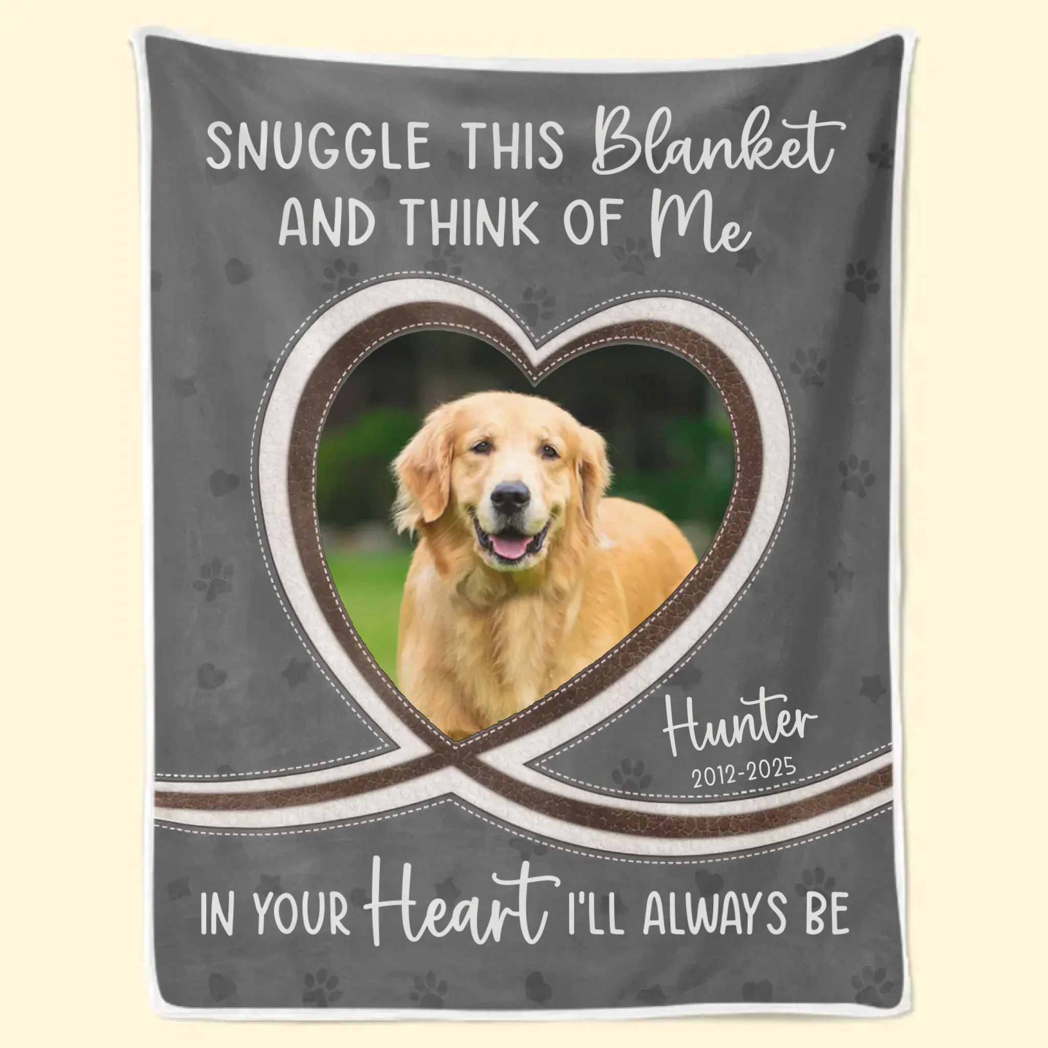 Custom Photo You Were Family - Memorial Personalized Custom Blanket - Sympathy Gift For Pet Owners, Pet Lovers - Robaser