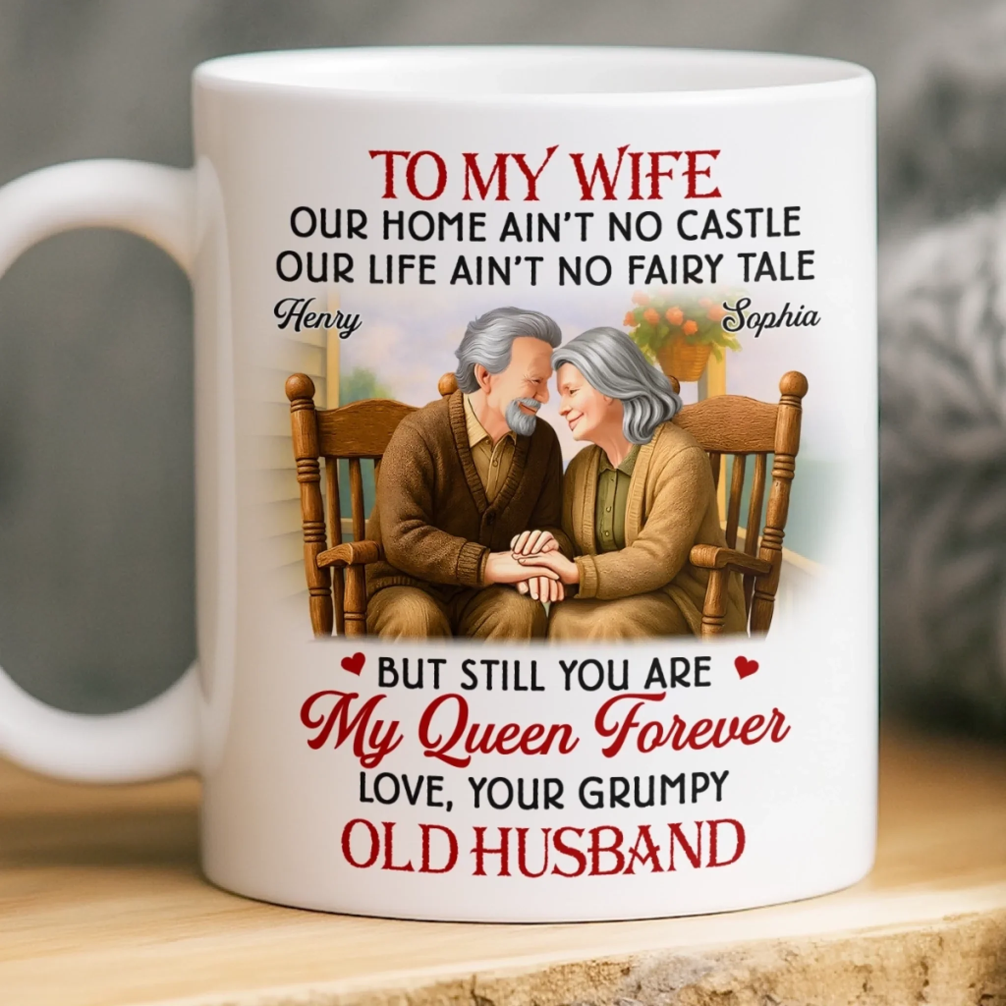 Custom Mug - Personalized Anniversary Wedding Gifts For Husband And Wife, Him And Her - Always Better Together - Robaser