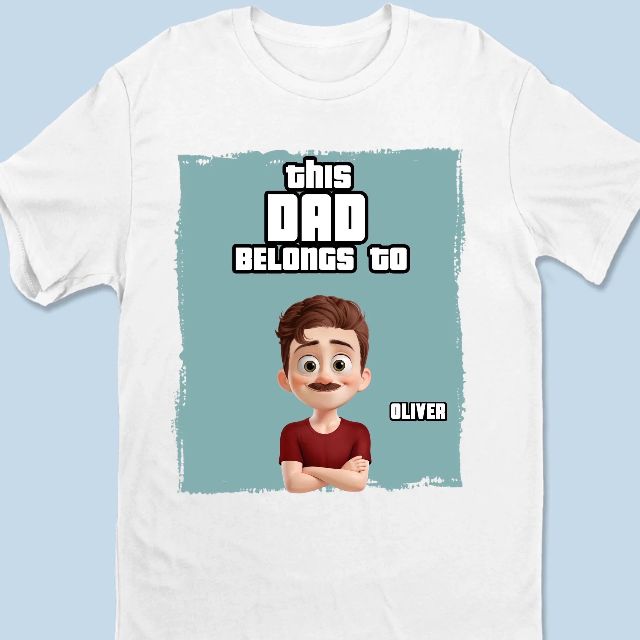 The Reason Papa Smiles - Family Personalized Custom Unisex T-shirt, Premium T-shirt, Hoodie -  Father's Day, Gift For Dad, Grandpa - Robaser