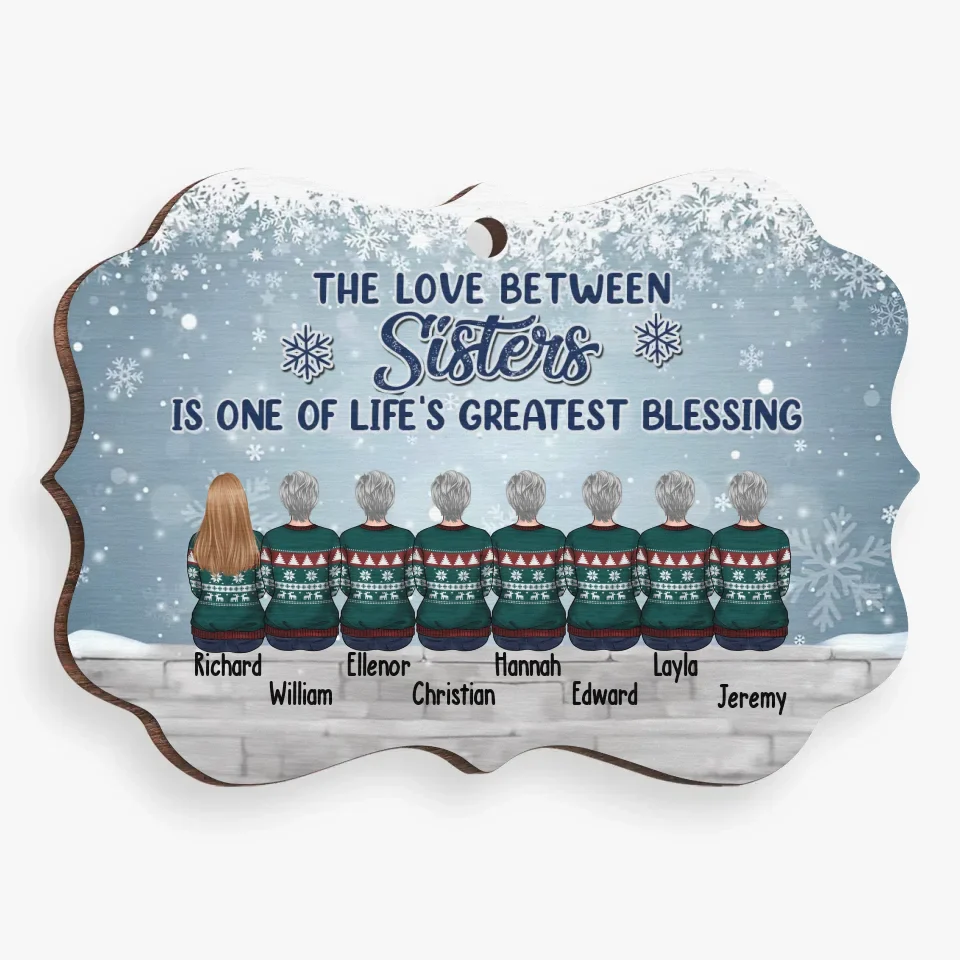 Christmas Magic Is In The Air - Family Personalized Custom Ornament - Wood Benelux Shaped - Christmas Gift For Family Members, Pet Owners, Pet Lovers - Robaser