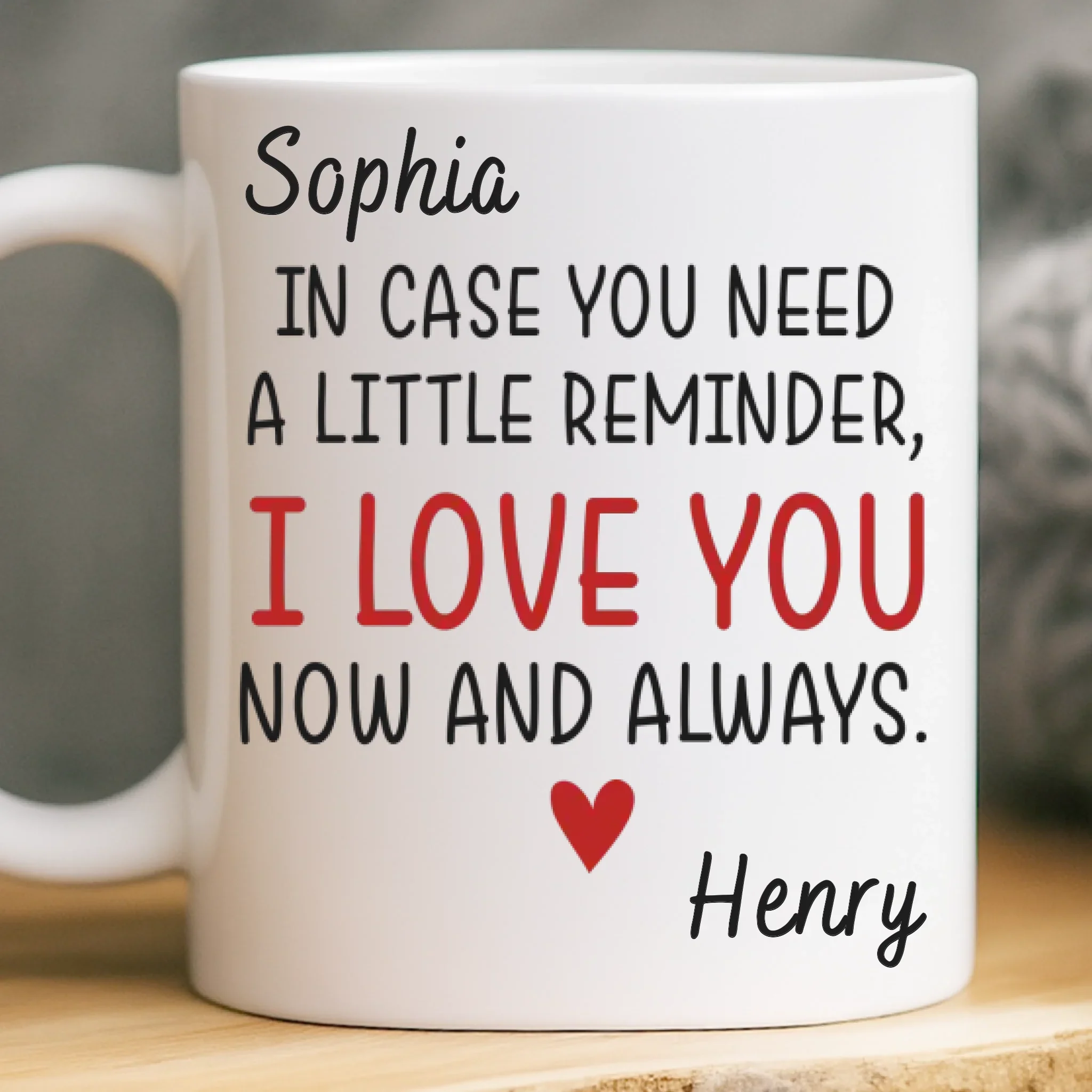 Custom Mug - Personalized Anniversary Christmas Wedding Gifts For Husband And Wife, Him And Her - You  re My Everyday Forever - Robaser