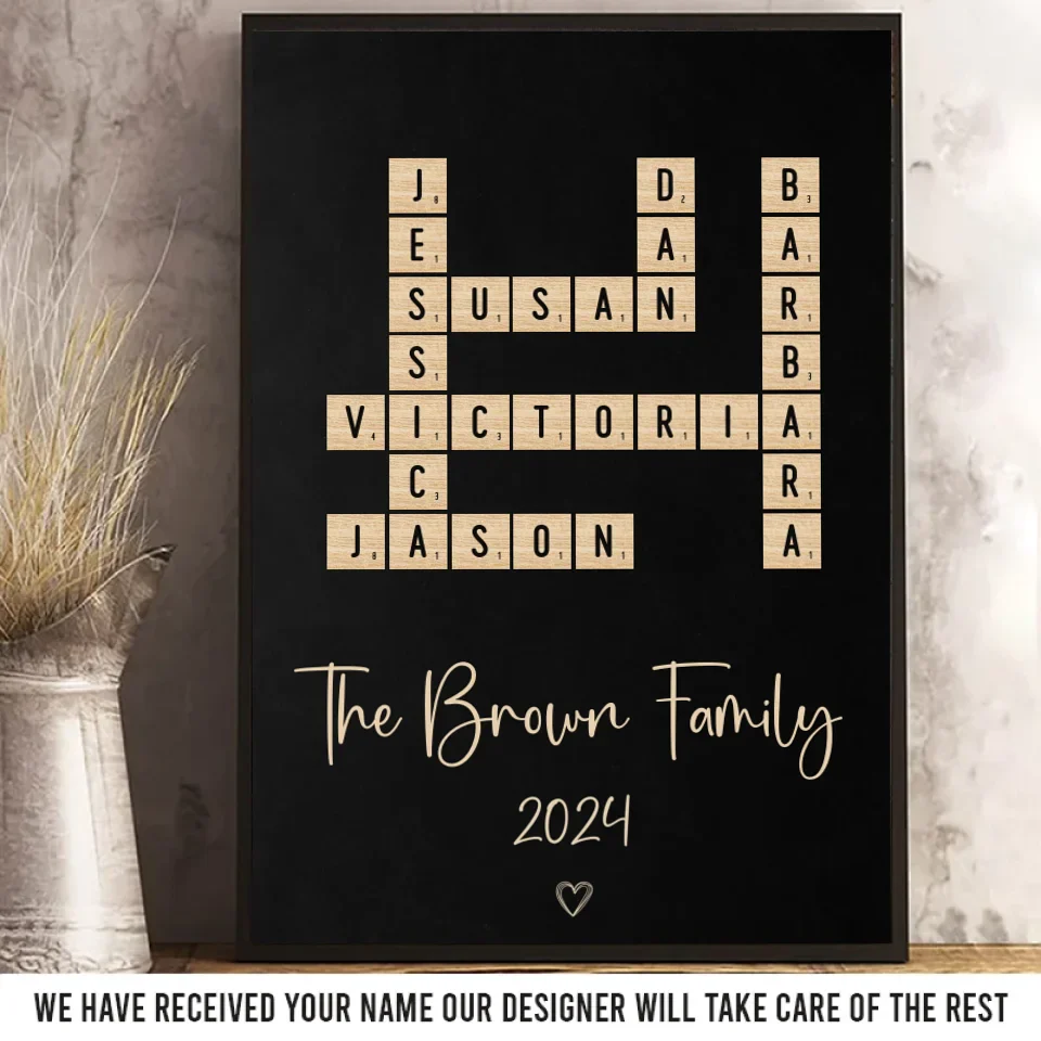 Together, We Celebrate The Magic Of The Season - Family Personalized Custom Vertical Poster - Gift For Family Members - Robaser