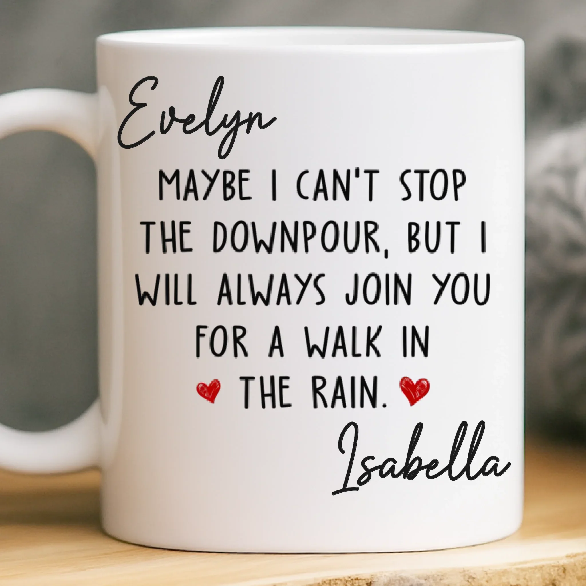 Custom Mug - Personalized Best Friend Birthday Gifts For Women, Besties, Sisters, BFF - Where Friendship Feels Easy - Robaser