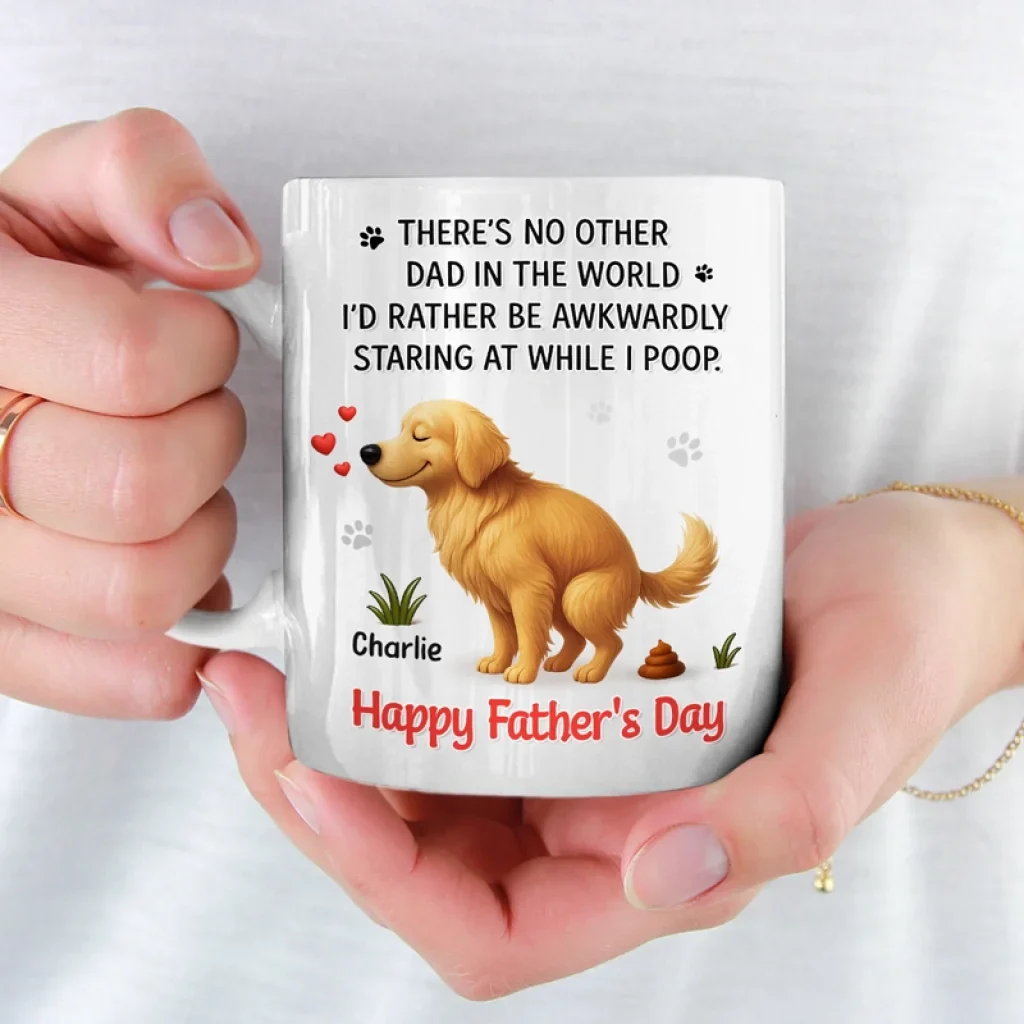 You Walk Me, Feed Me, Love Me - Dog Personalized Custom Mug - Father's Day, Gift For Pet Owners, Pet Lovers - Robaser