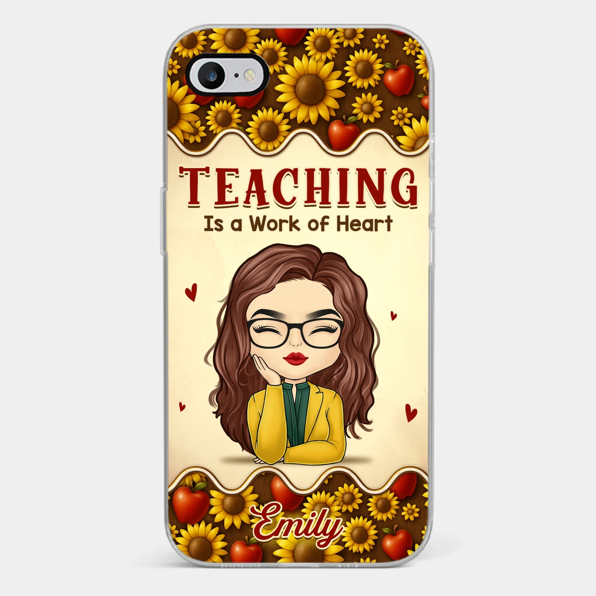 Custom Clear Phone Case - Personalized Birthday Gifts For Teachers - Teachers Make Magic Happen - Robaser
