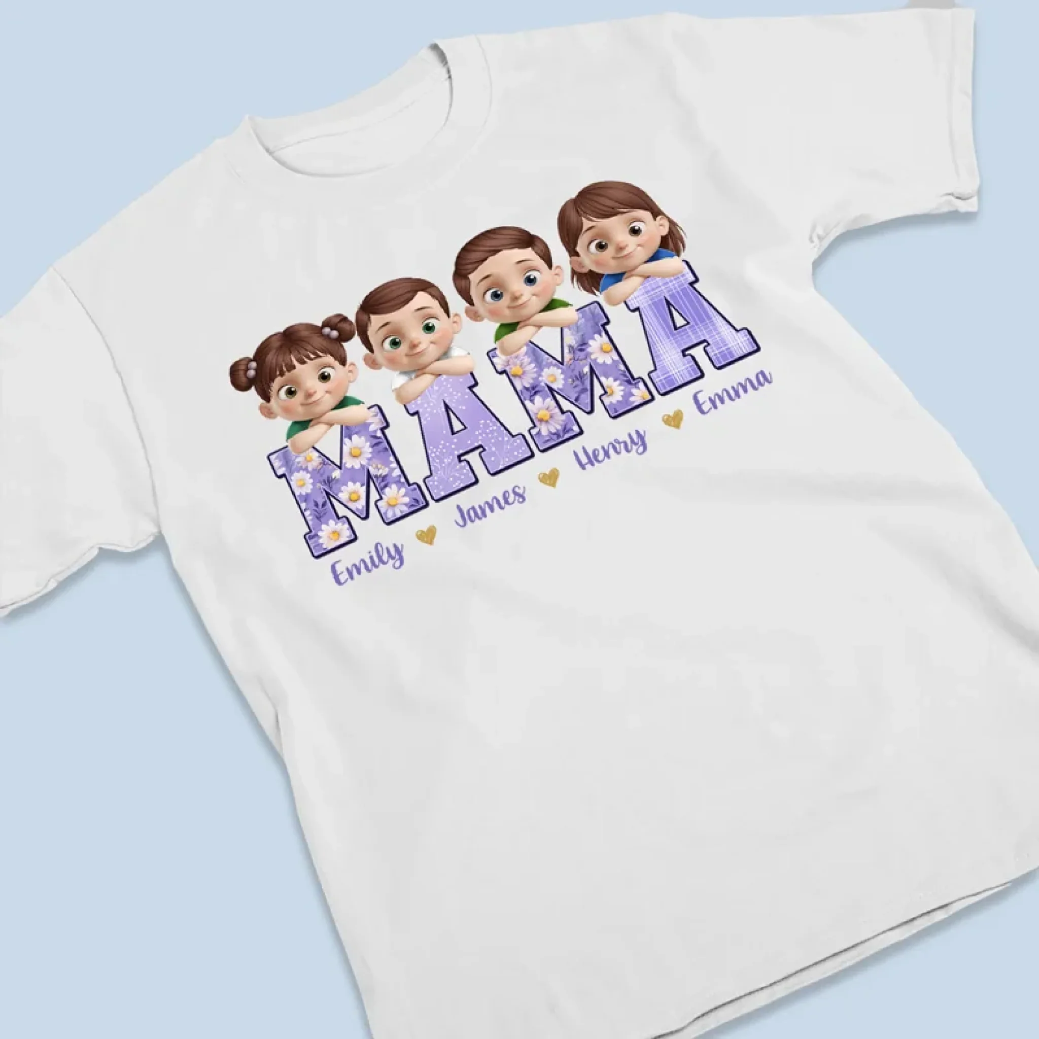 Love Grows Here - Family  Personalized Custom Unisex T-shirt, Premium T-shirt, Hoodie - Mother's Day, Gift For Mom, Grandma - Robaser