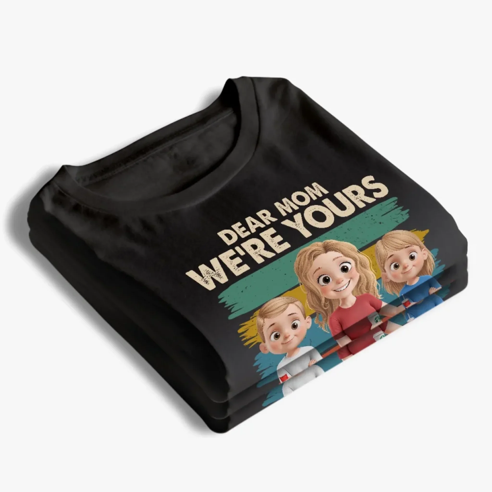 Love Doesn  t Need A Refund Button - Family Personalized Custom Unisex T-shirt, Premium T-shirt, Hoodie - Mother's Day, Gift For Mom - Robaser