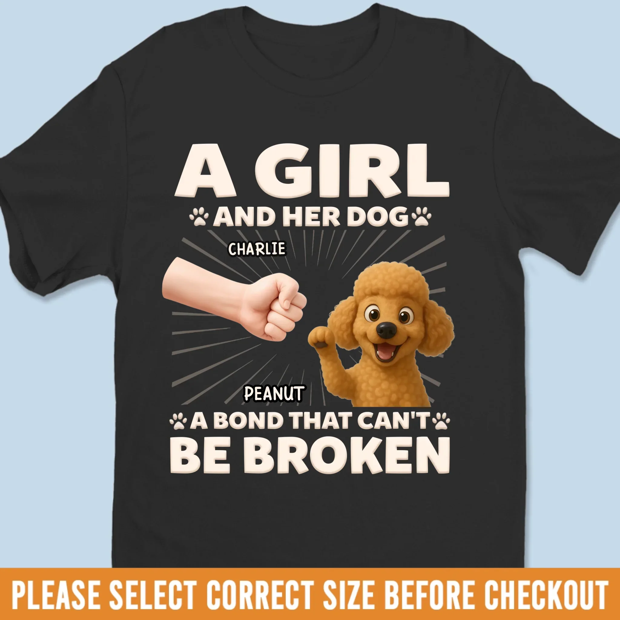 Custom Unisex T-shirt, Premium T-shirt, Hoodie - Personalized Birthday Gifts For Dog Lovers, Dog Dad And Mom - Forever My Favorite Hello - Robaser