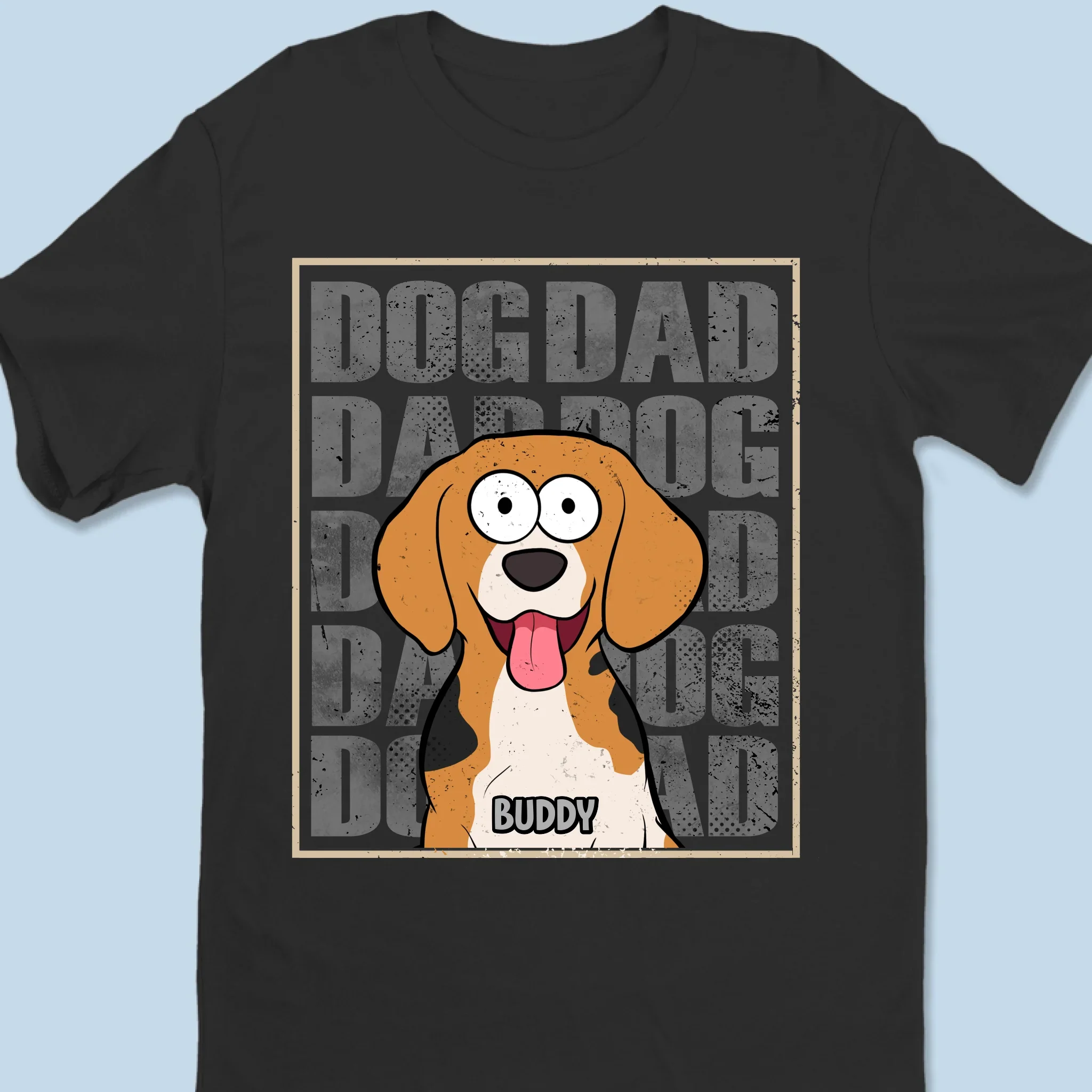 Wag More, Bark Proud - Dog Personalized Custom Unisex T-shirt, Premium T-shirt, Hoodie - Father's Day, Gift For Pet Owners, Pet Lovers - Robaser