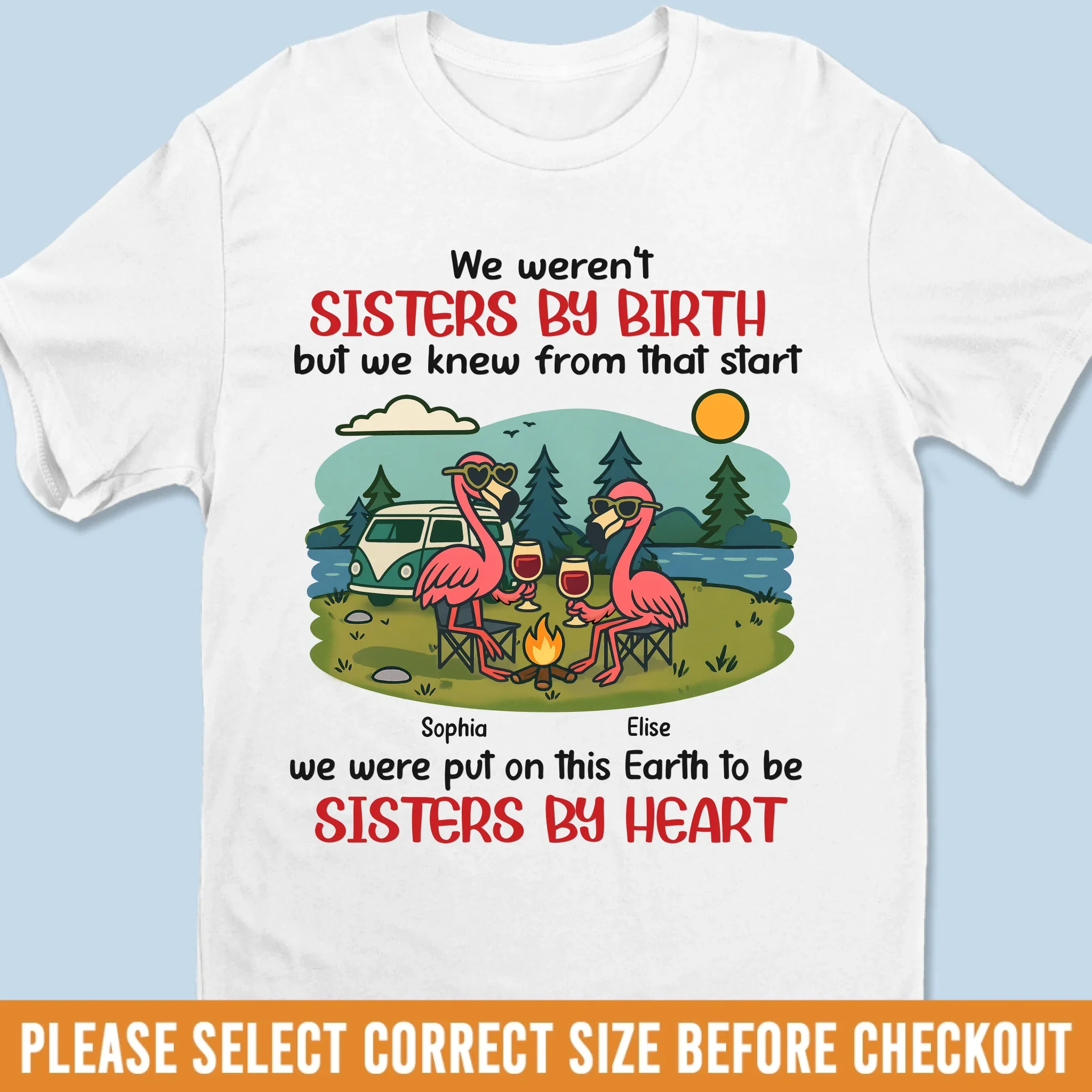 Custom Unisex T-shirt, Premium T-shirt, Hoodie - Personalized Summer Vacation And Travel Gifts For Women - Not By Blood, But By Love - Robaser