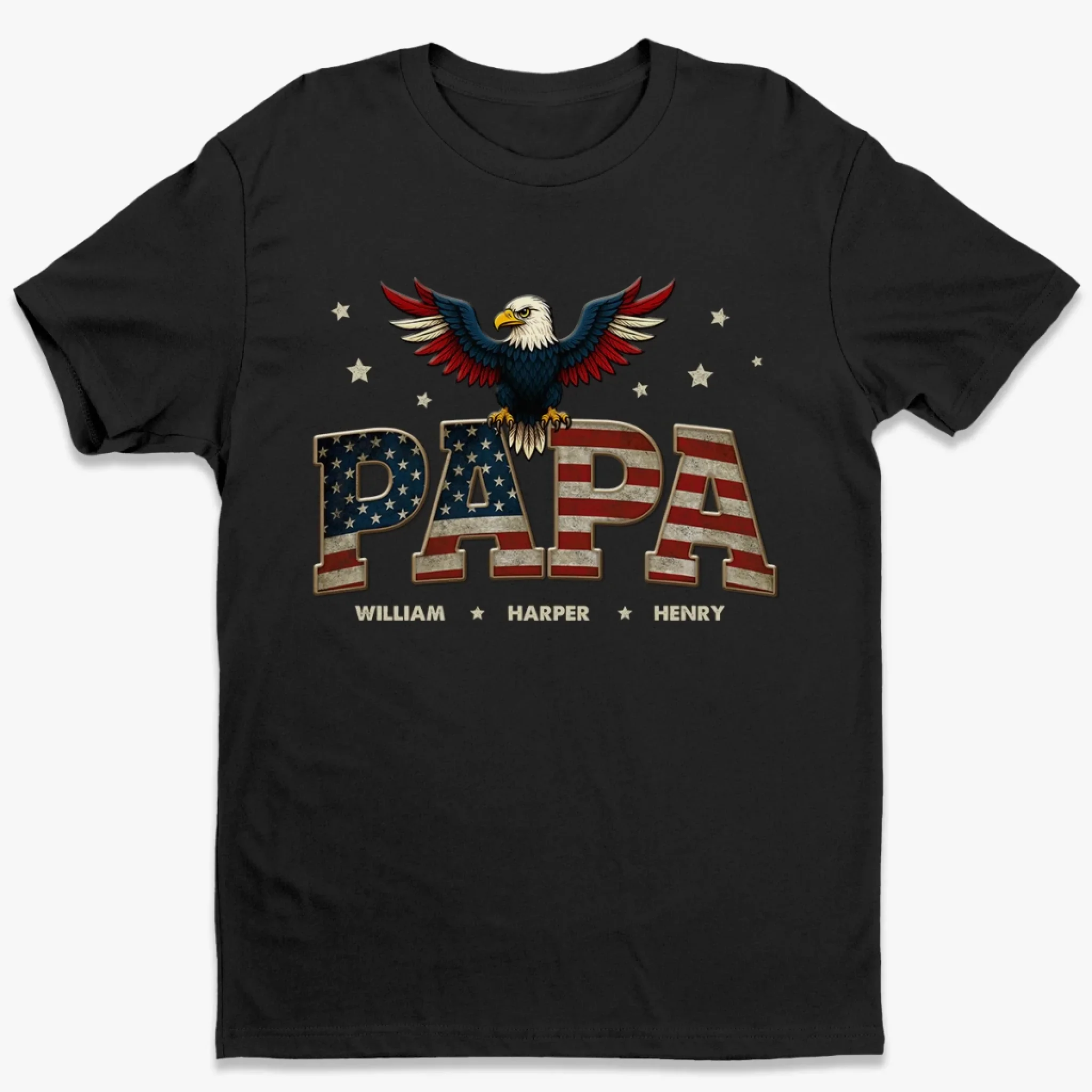 Built Like A Leader, Loved Like A Dad - Family Personalized Custom Unisex T-shirt, Premium T-shirt, Hoodie - Father's Day, Gift For Dad, Grandpa - Robaser