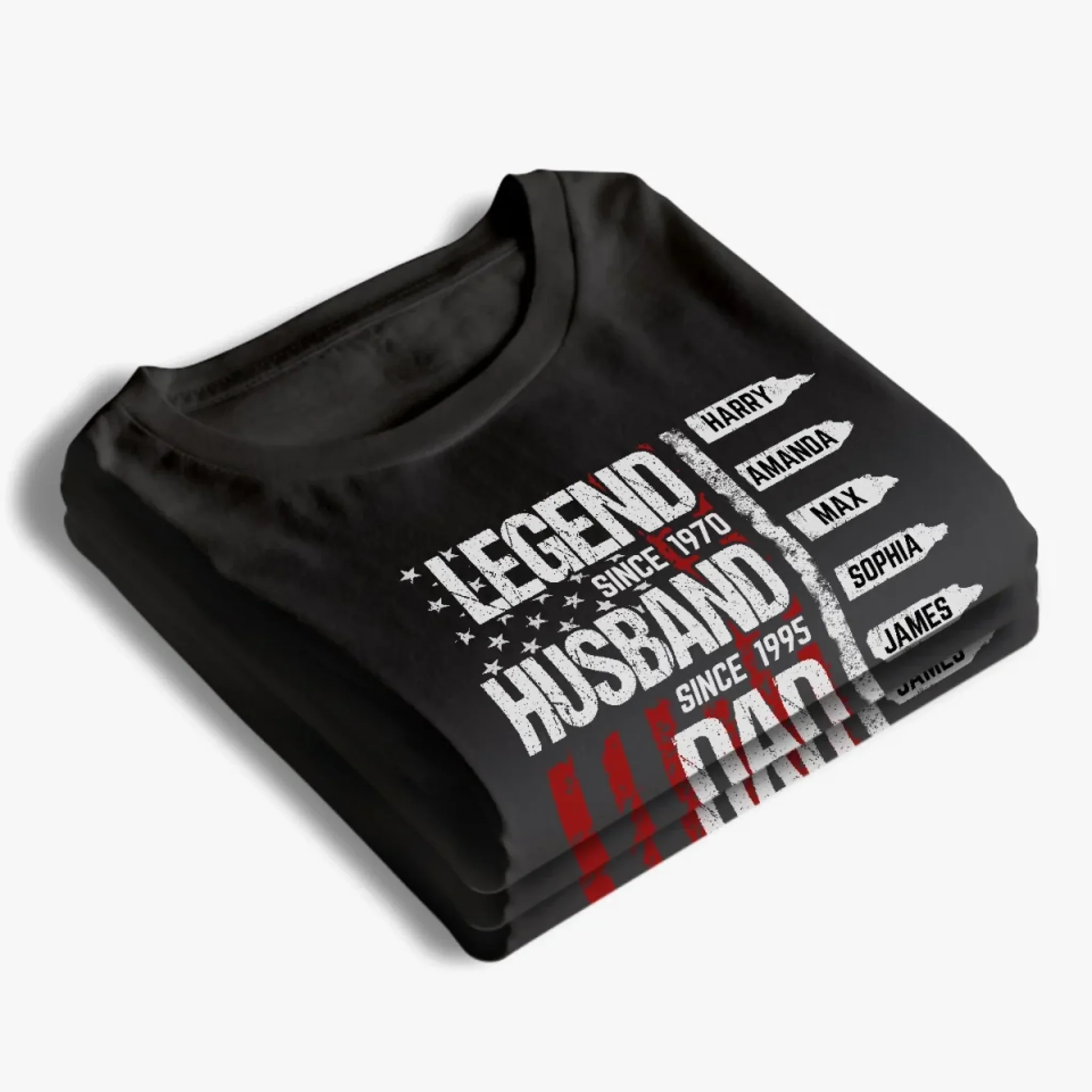 Raising Legends, One Grandkid At A Time - Family Personalized Custom Unisex T-shirt, Premium T-shirt, Hoodie - Father's Day, Gift For Dad, Grandpa - Robaser