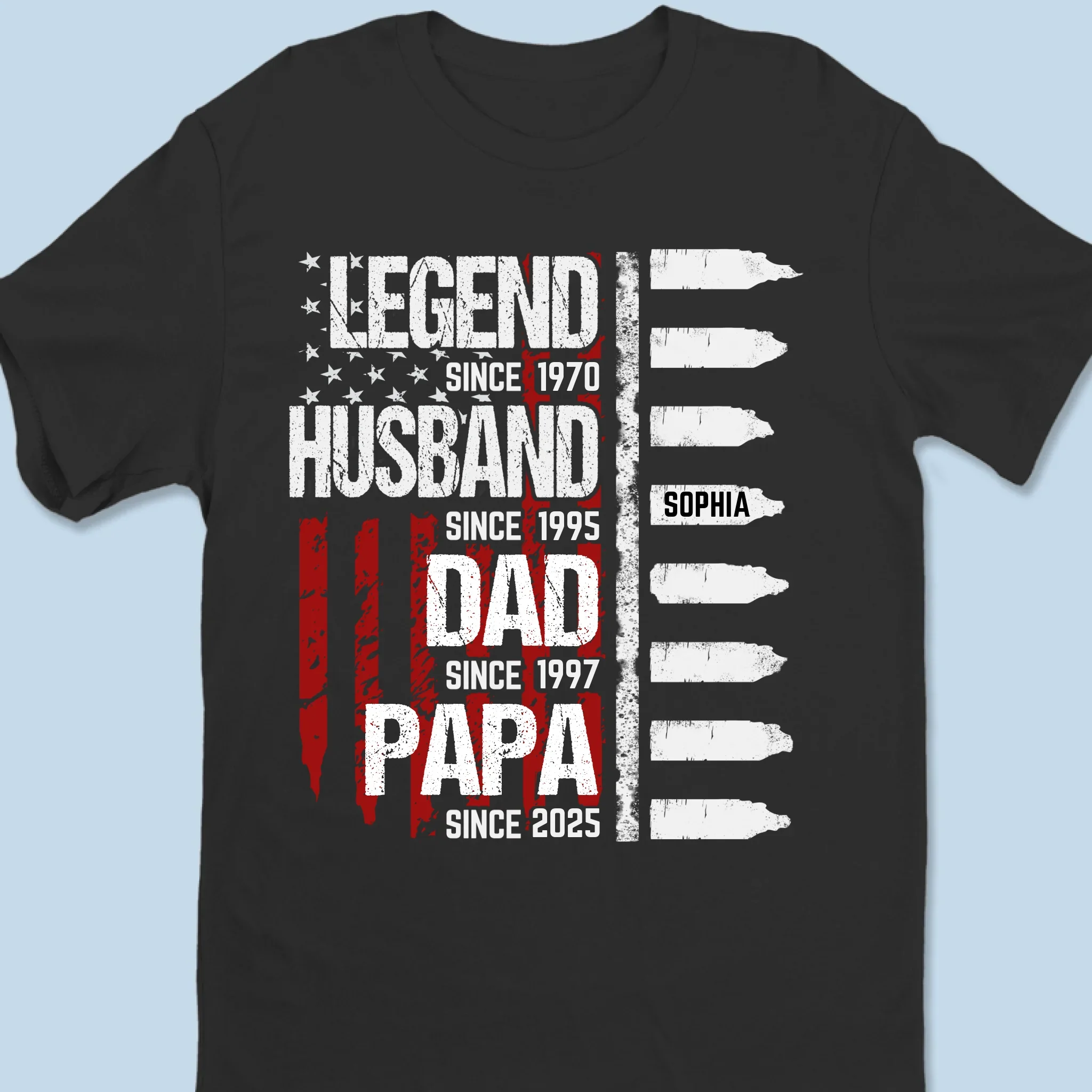 Raising Legends, One Grandkid At A Time - Family Personalized Custom Unisex T-shirt, Premium T-shirt, Hoodie - Father's Day, Gift For Dad, Grandpa - Robaser