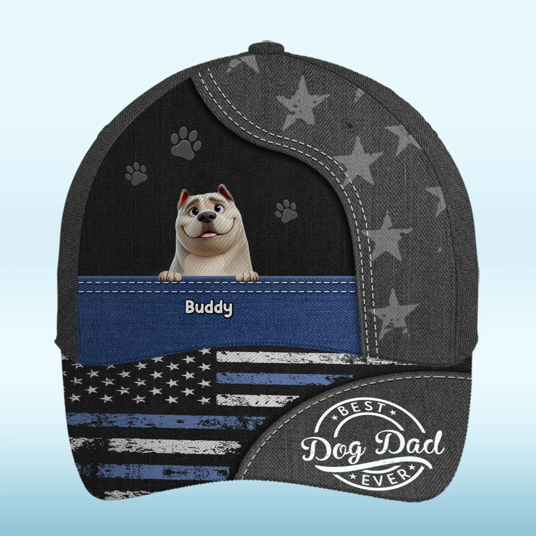 My Kids Bark, And I  m Proud - Dog Personalized Custom Hat, All Over Print Classic Cap - Father's Day, Gift For Pet Owners, Pet Lovers - Robaser