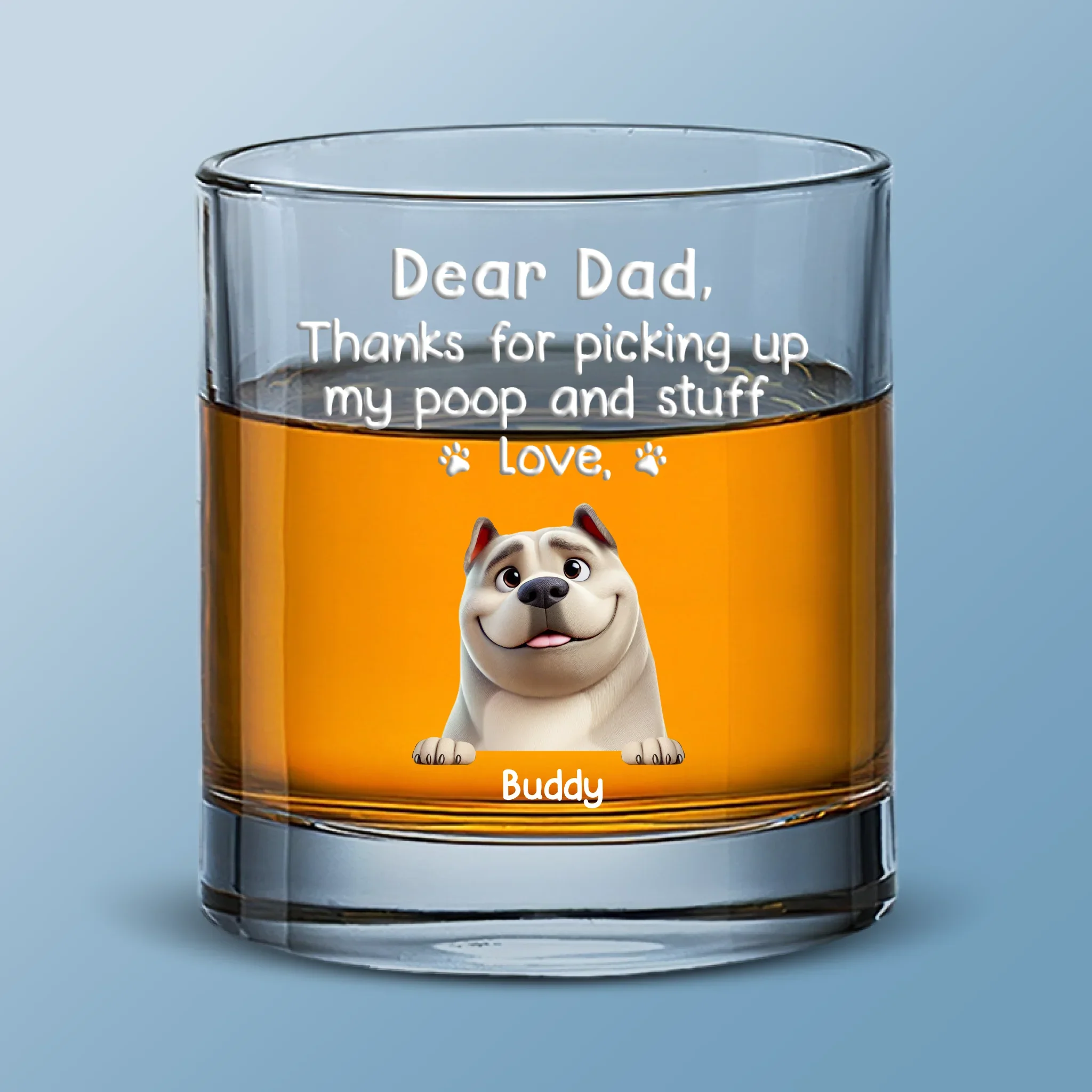 Loyalty Comes In Fur - Dog Personalized Custom Whiskey Glass - Father's Day, Gift For Pet Owners, Pet Lovers - Robaser