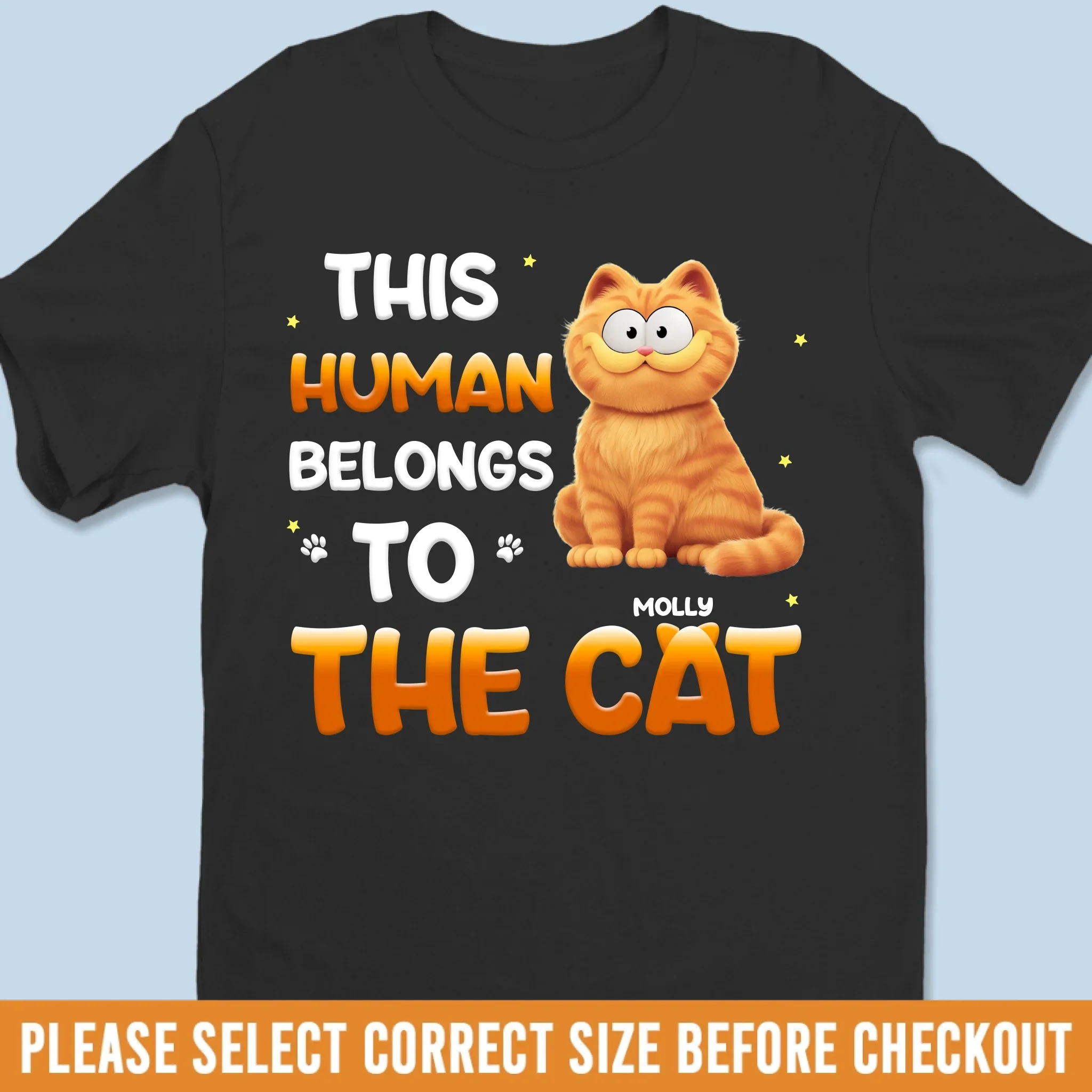 Custom Unisex T-shirt, Premium T-shirt, Hoodie - Personalized Birthday Gifts For Dog Cat Lovers, Dog Dad And Mom, Cat Owners- Feline Overlord - Robaser